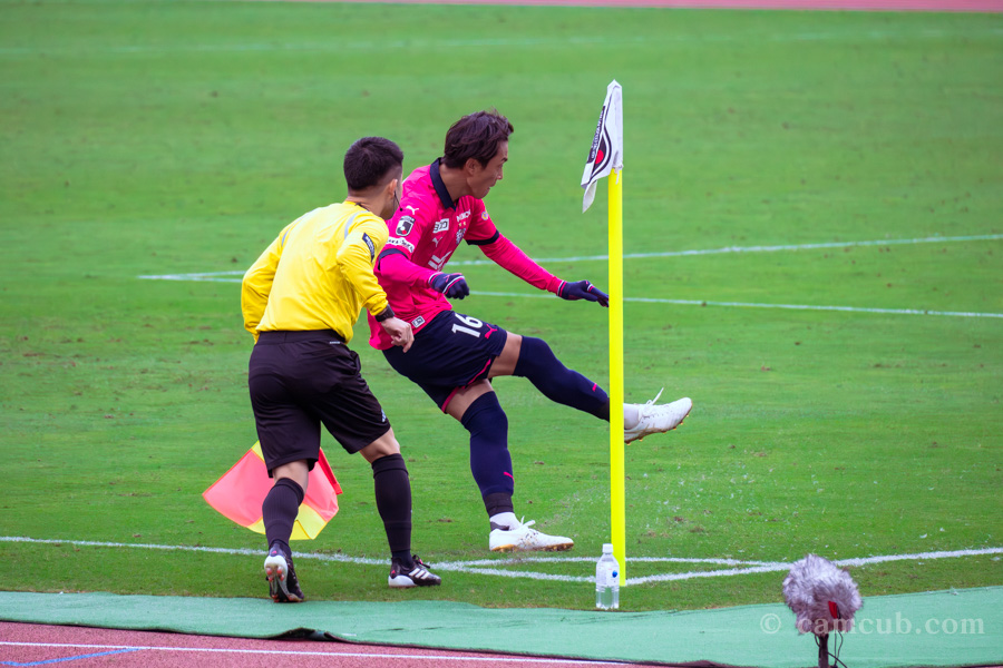 J1リーグ戦 横浜F・マリノス 対 セレッソ大阪 コーナーキック