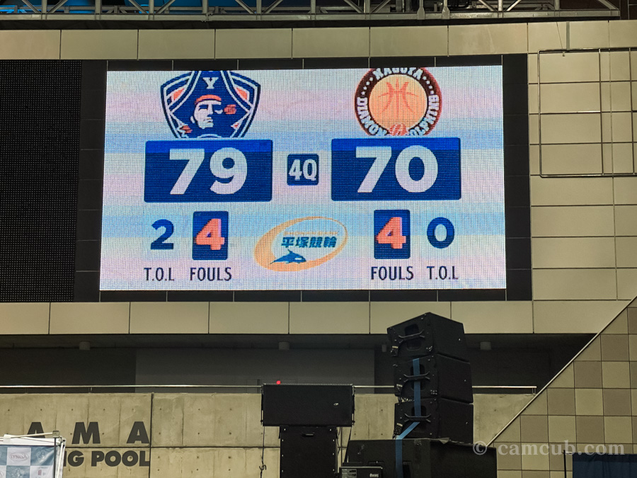 横浜ビー・コルセアーズ vs 名古屋ダイヤモンドドルフィンズ の試合結果