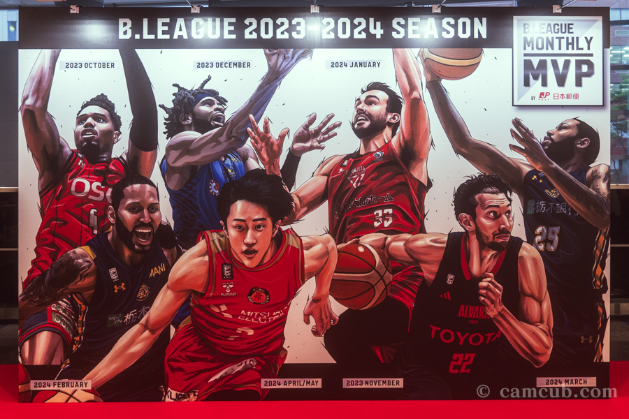 B.LEAGUE 2023-2024シーズン 月間MVPボード