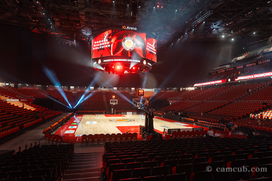 IGアリーナ 1Fスタンド エンド席からの見え方