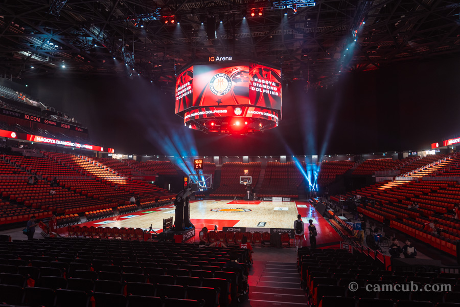 IGアリーナ 1Fスタンド エンド席からの見え方