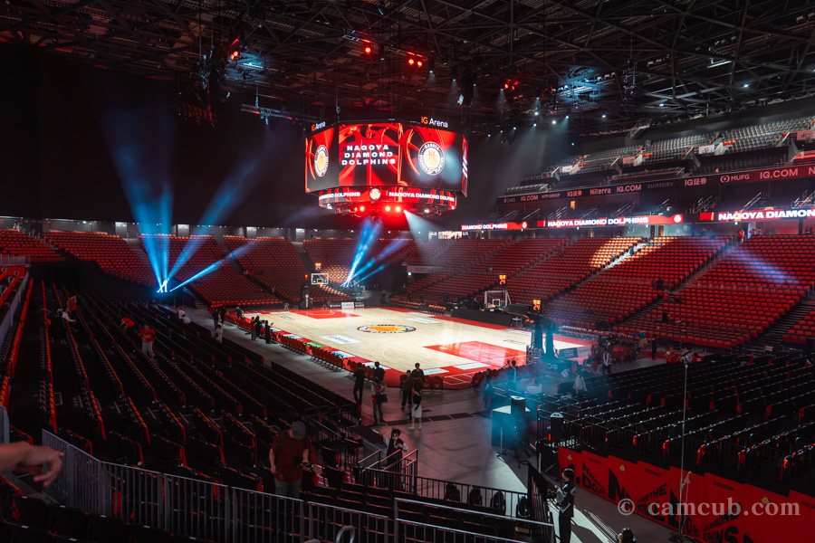 IGアリーナ 2Fスタンド コーナー席からの見え方