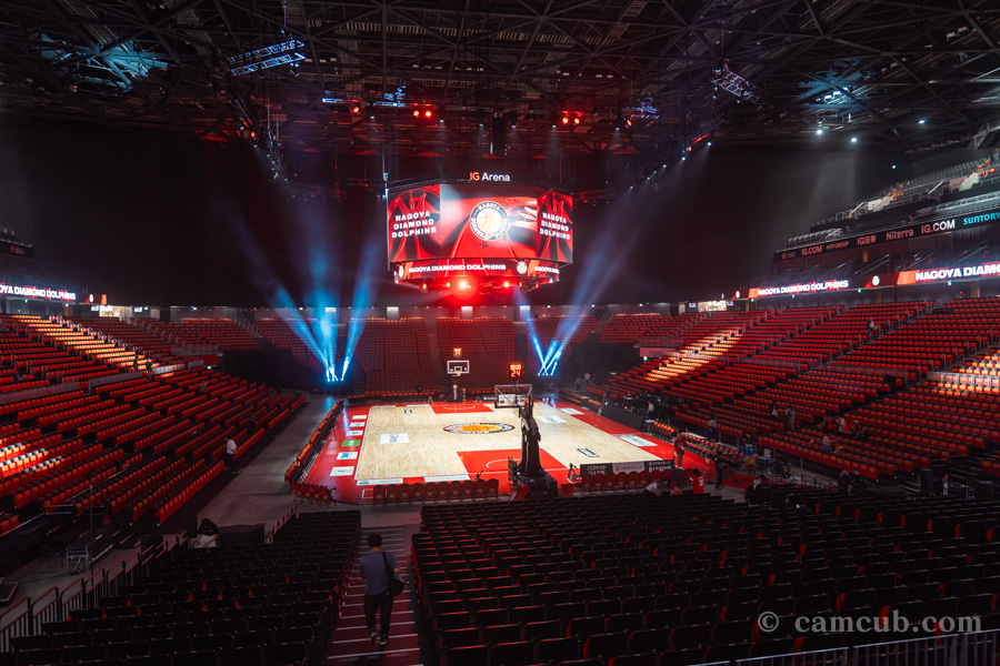 IGアリーナ 2Fスタンド エンド席からの見え方