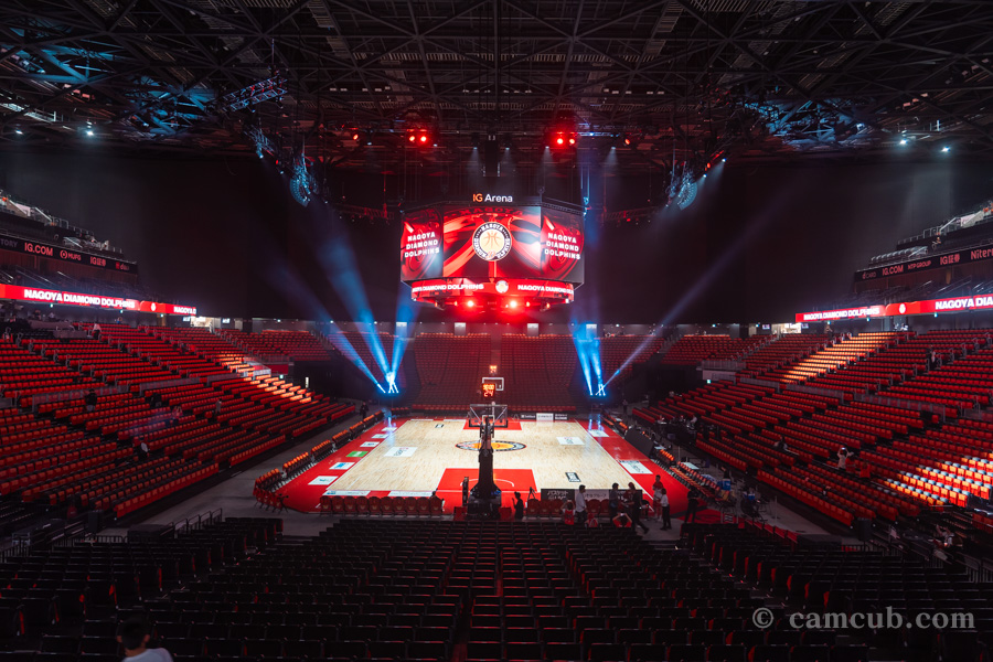 IGアリーナ 2Fスタンド エンド席からの見え方