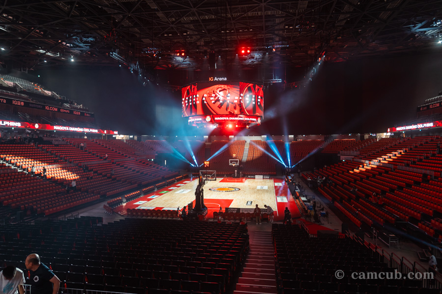 IGアリーナ 2Fスタンド エンド席からの見え方