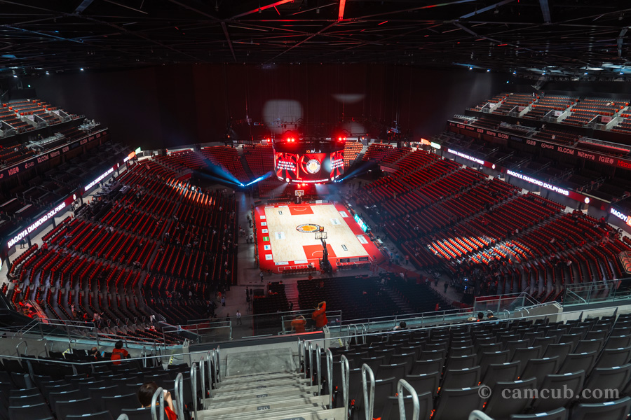 IGアリーナ 4Fスタンド エンド席(最後列)からの見え方