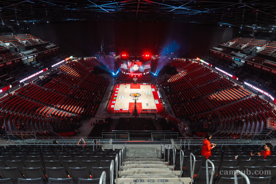 IGアリーナ 4Fスタンド エンド席(最後列)からの見え方