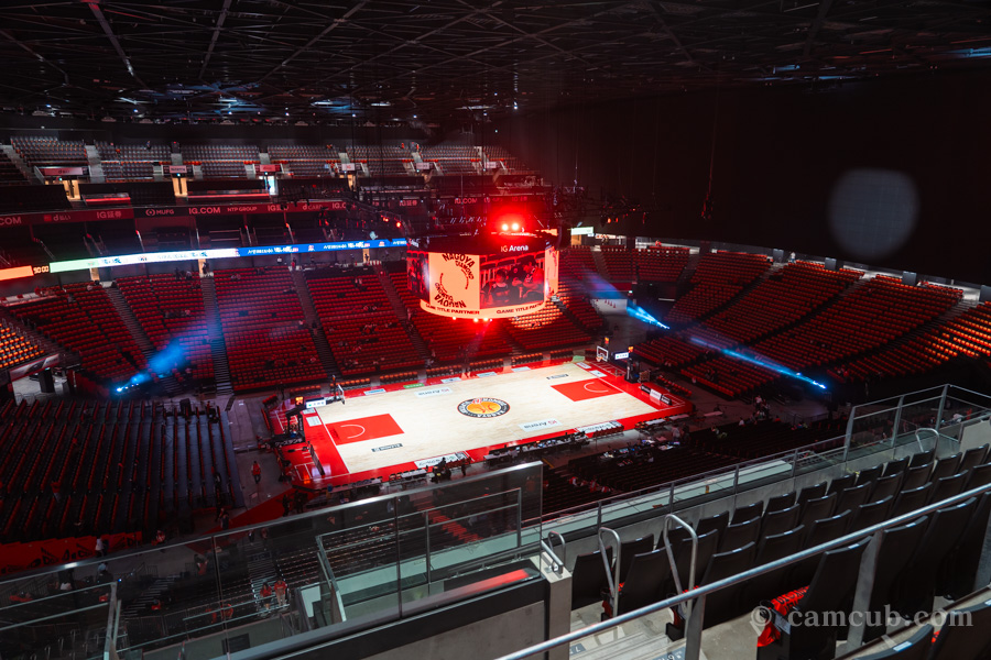 IGアリーナ 4Fスタンド サイド席(最後列)からの見え方