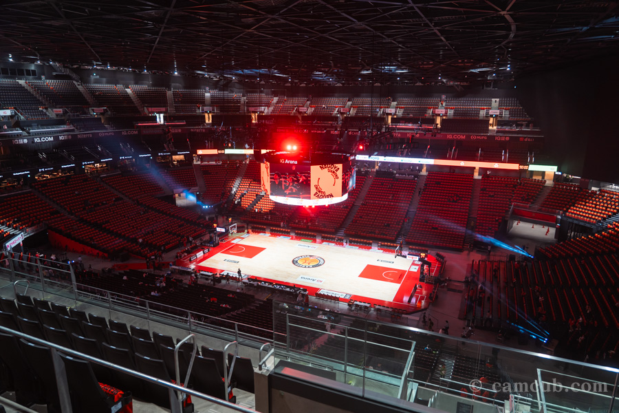 IGアリーナ 4Fスタンド サイド席(最後列)からの見え方